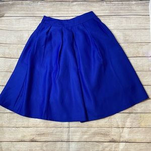Pleated Skirt with Pockets
